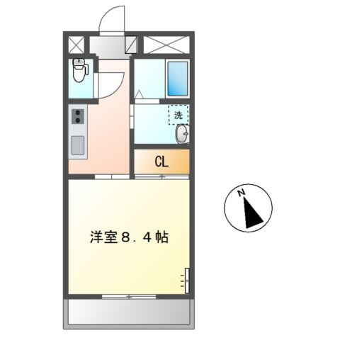 Ｅｓｐｅｒａｎｃｅ・Ｏａｓｉｓ(エスペランスオアシス)の間取り