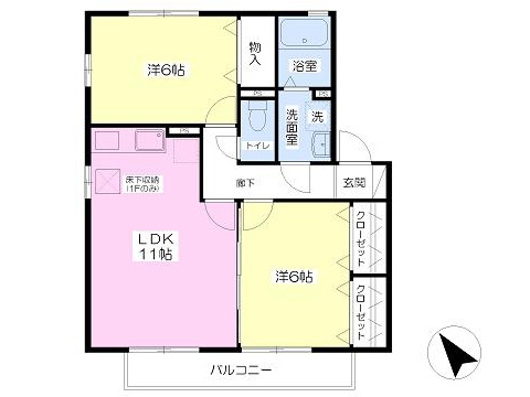 ５４．６６平米の２ＬＤＫ♪