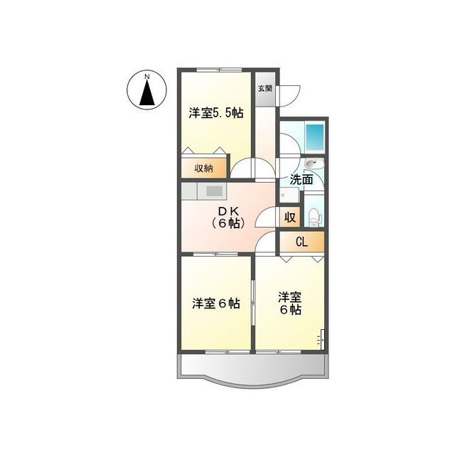 クレストール３３の間取り