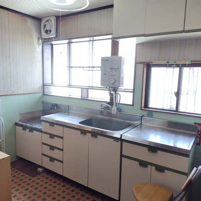 岐阜市上土居のアパートのキッチン