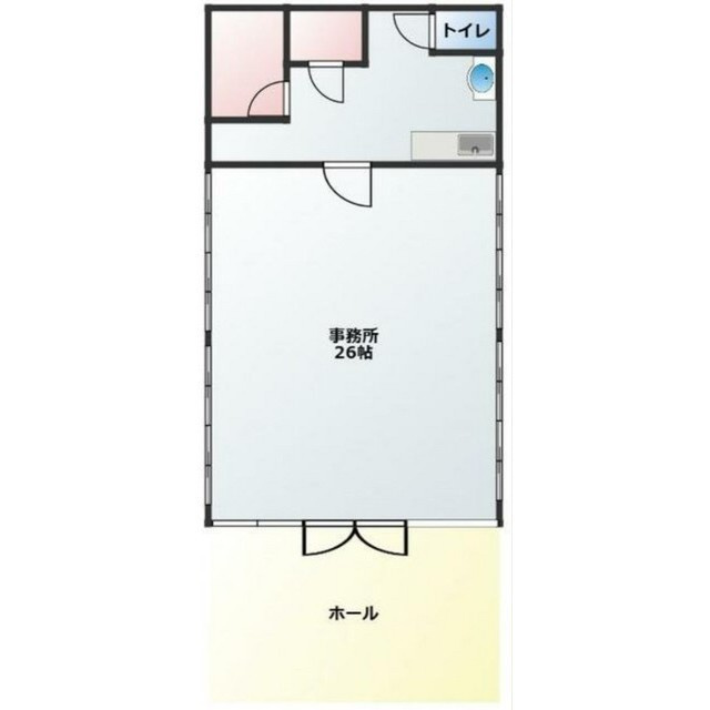 岐阜市加納清水町１丁目の店舗事務所の間取り