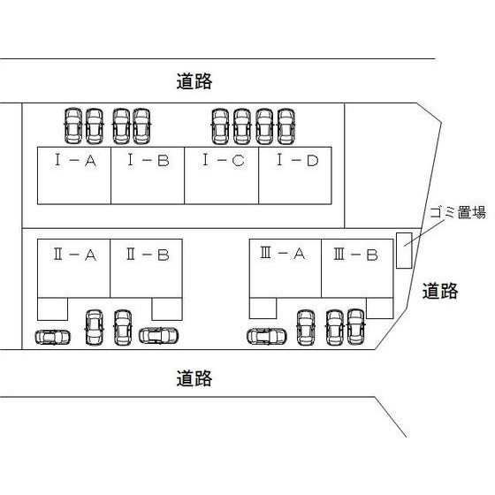 ＹＭ　ＦＬＡＴの駐車場