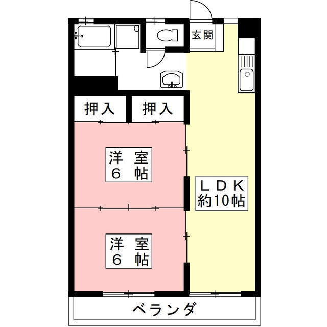 幸和レジデンスの間取り