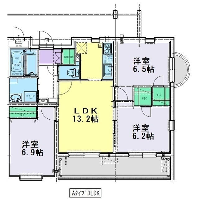 リベラ　エレンシアの間取り