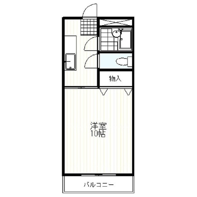 ジュネスオクラバ　Ａの間取り