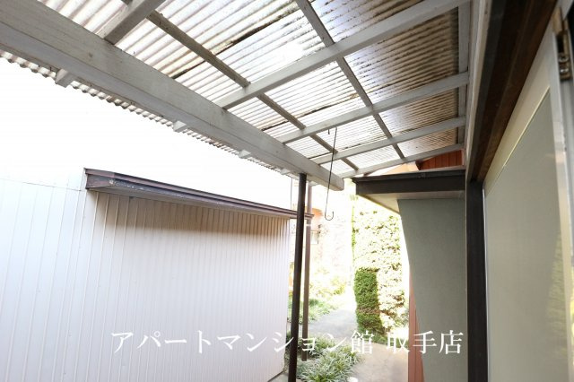 今井邸のバルコニー