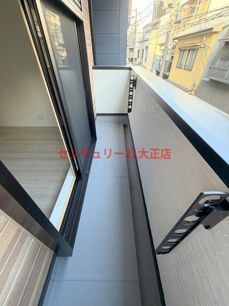市岡元町新築戸建てのバルコニー|★シャッター付きバルコニー★