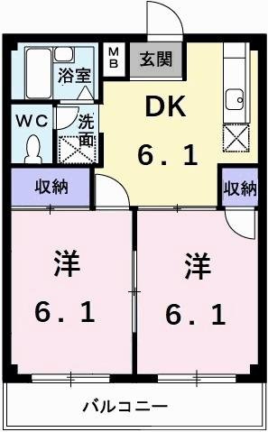 ドミール南嶋の間取り