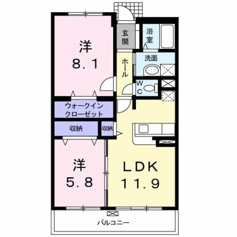 グランデ金谷の間取り