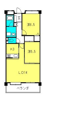 シンシア東山台の間取り