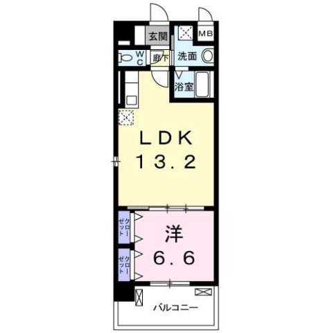 メレヴェイユ　アルファーの間取り