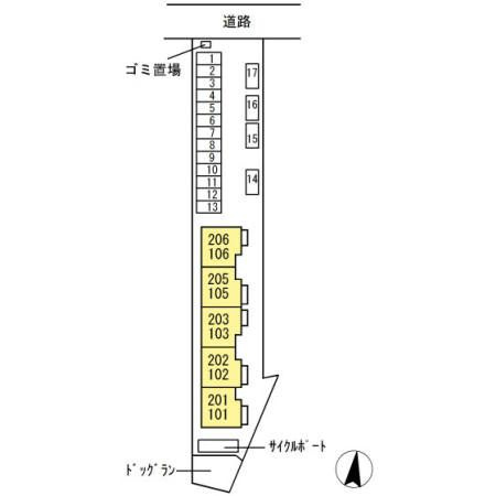 D-room船木の区画図