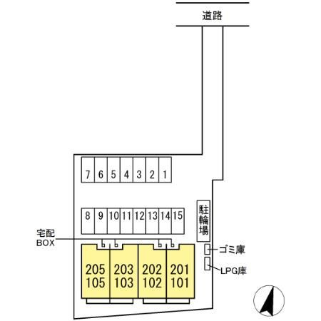 D-ROOMニシキの区画図