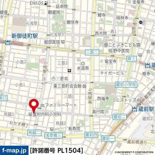 プレスト・アイディ秋葉原【おとり物件なし】#学生・社会人にオススメ！初期費用分割払いOK！の地図