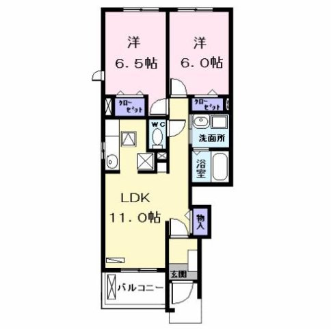 蔵　弐の間取り