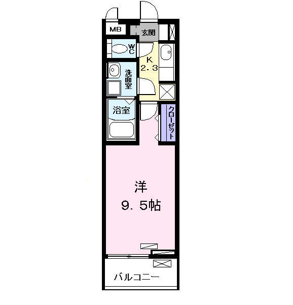 リルシア　エルの間取り