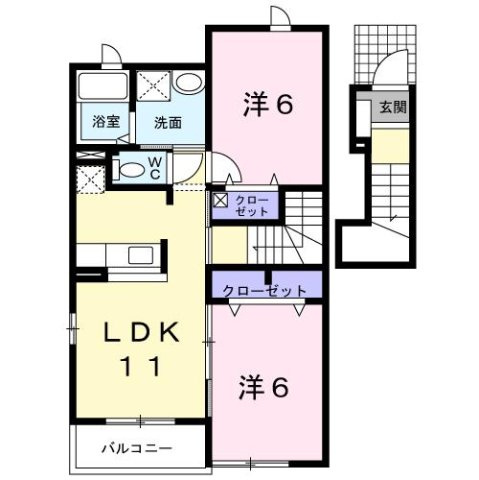 むくのき荘の間取り