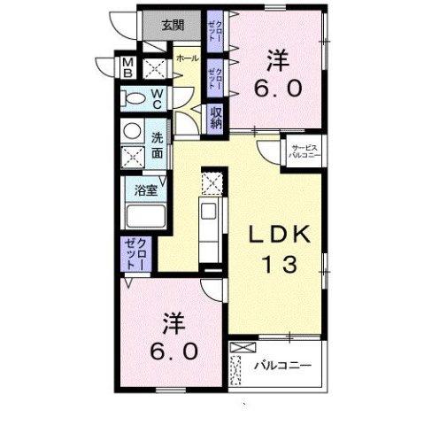 さつき荘の間取り