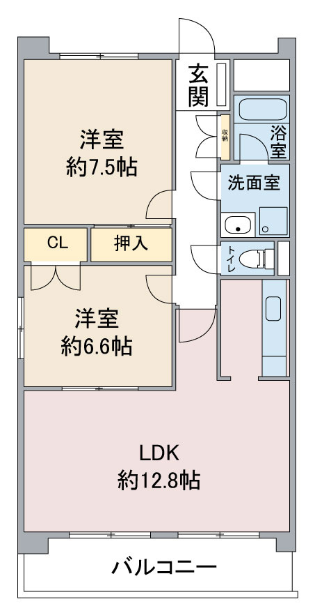 サンパーク一社の間取り