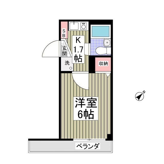 メゾン桜台の間取り