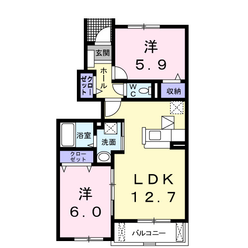 カーラの間取り