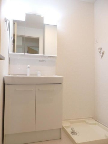 ネスポロの洗面所|忙しい朝には欠かせない洗面所です