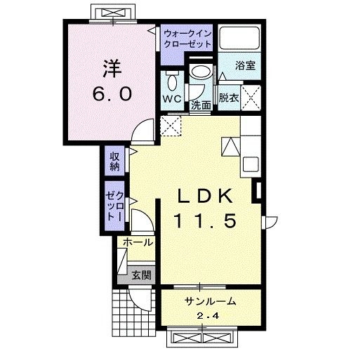 グレイス　Ｙの間取り