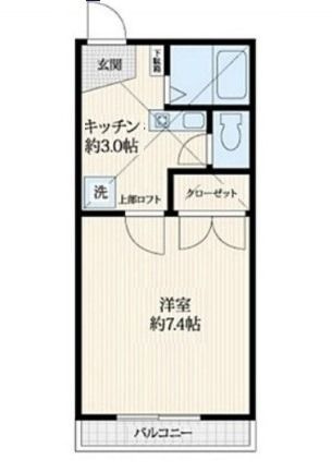ハイツＡＩ＆Ｋ′ｓの間取り
