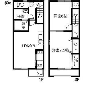 Maison de Foret Ⅱの間取り