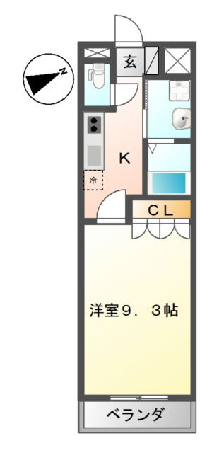 コンフォート山下の間取り