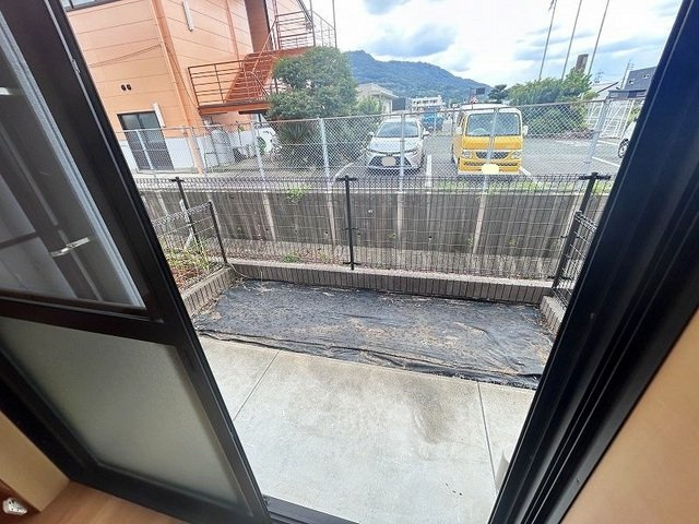 サンパティオの庭|お庭の付いた物件です