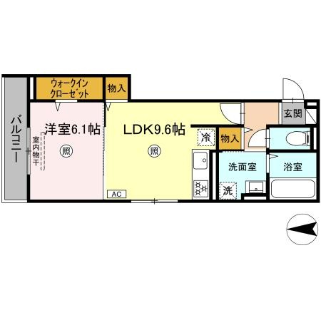 タウン清心の間取り