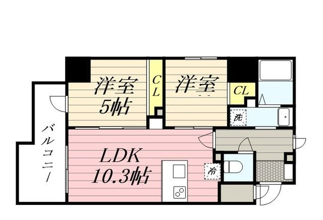 プライマル根岸の間取り|間取りです。