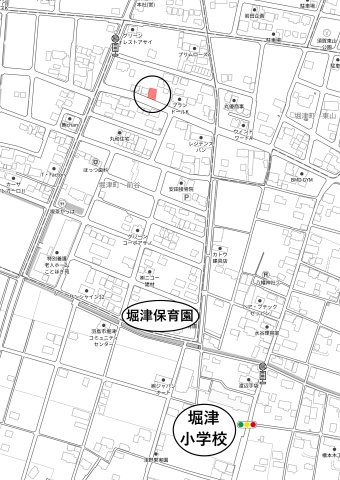 土地　堀津町前谷の地図
