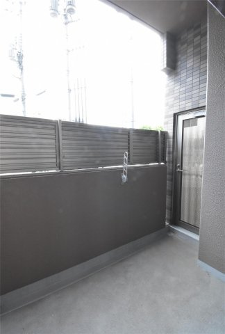 柳町Aマンションのバルコニー