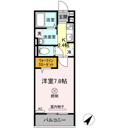 ルミナス大和町の間取り