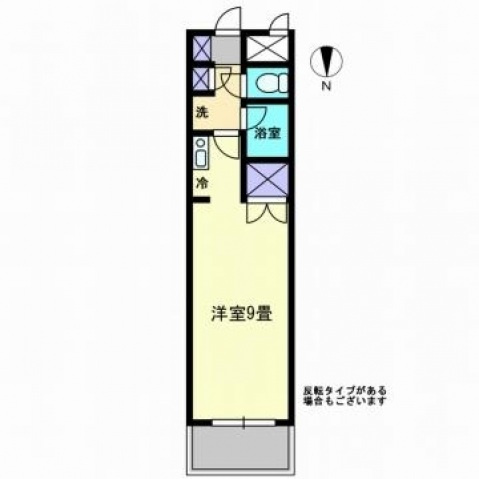 プランドール内山下の間取り
