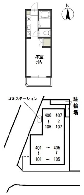 プリ・メゾン岡山津倉の間取り