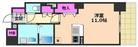 LIBRA TAKATSUKIの間取り
