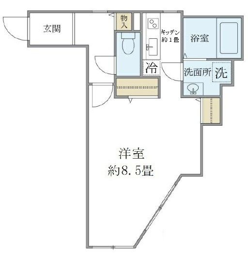 モデュロール上落合の間取り|間取りです。