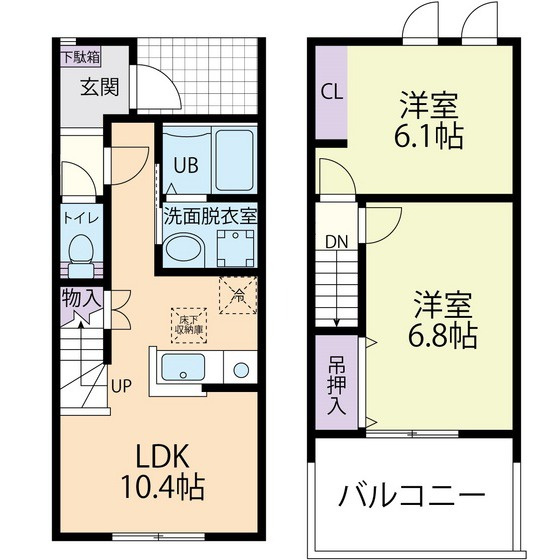 Colsolare（コル・ソラーレ） の間取り
