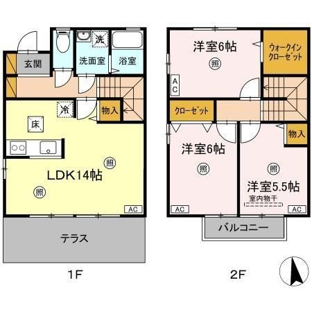 ROYAL GARDEN CASAHARAの間取り
