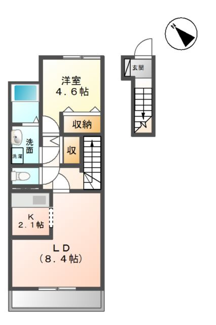 ティーフラットＡ（Ｔ－ＦｌａｔＡ）の間取り