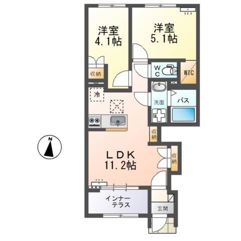 ラ・クラリエール（La Clairiere）の間取り