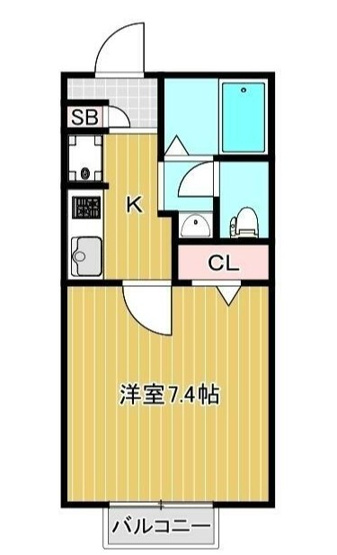 【間取り】 | サニーレジデンス戸塚 | バストイレ別！
