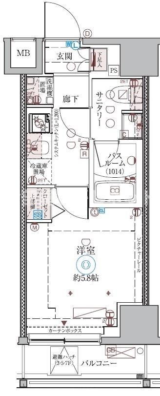 クレヴィスタ品川西大井Ⅱ【おとり物件なし】#学生・社会人にオススメ！初期費用分割払いOK！の間取り