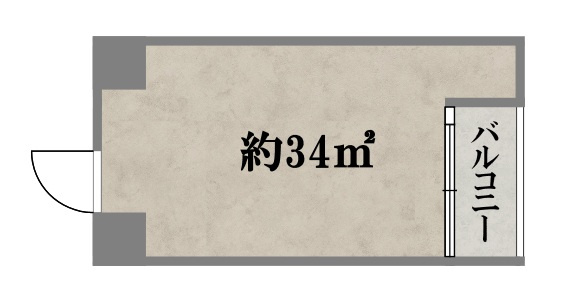 大阪市中央区大手通２丁目の事務所の間取り