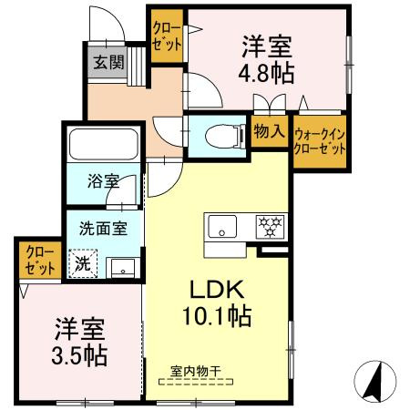 【間取り】 | フェリシア久が原