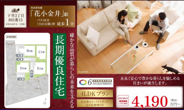 【Heartfull Town】下里３丁目803番15のその他|〇本物件の売主が作成した販売用図面です〇