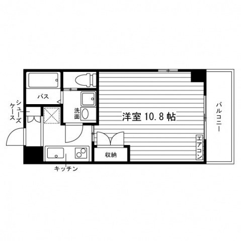 パティオ東古松の間取り